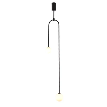 Lampa wisząca LOOP czarna 123 cm - ST-8928S black - Step Into Design